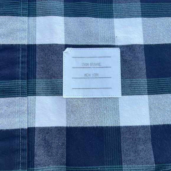 Thom Browne. New York Checkered Check Button-Up Men's Sz 2 - Picture 5 of 8
